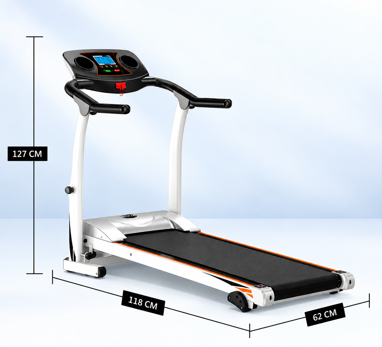 Caminadora Trotadora M160 – 2 HP, plegable y con Bluetooth